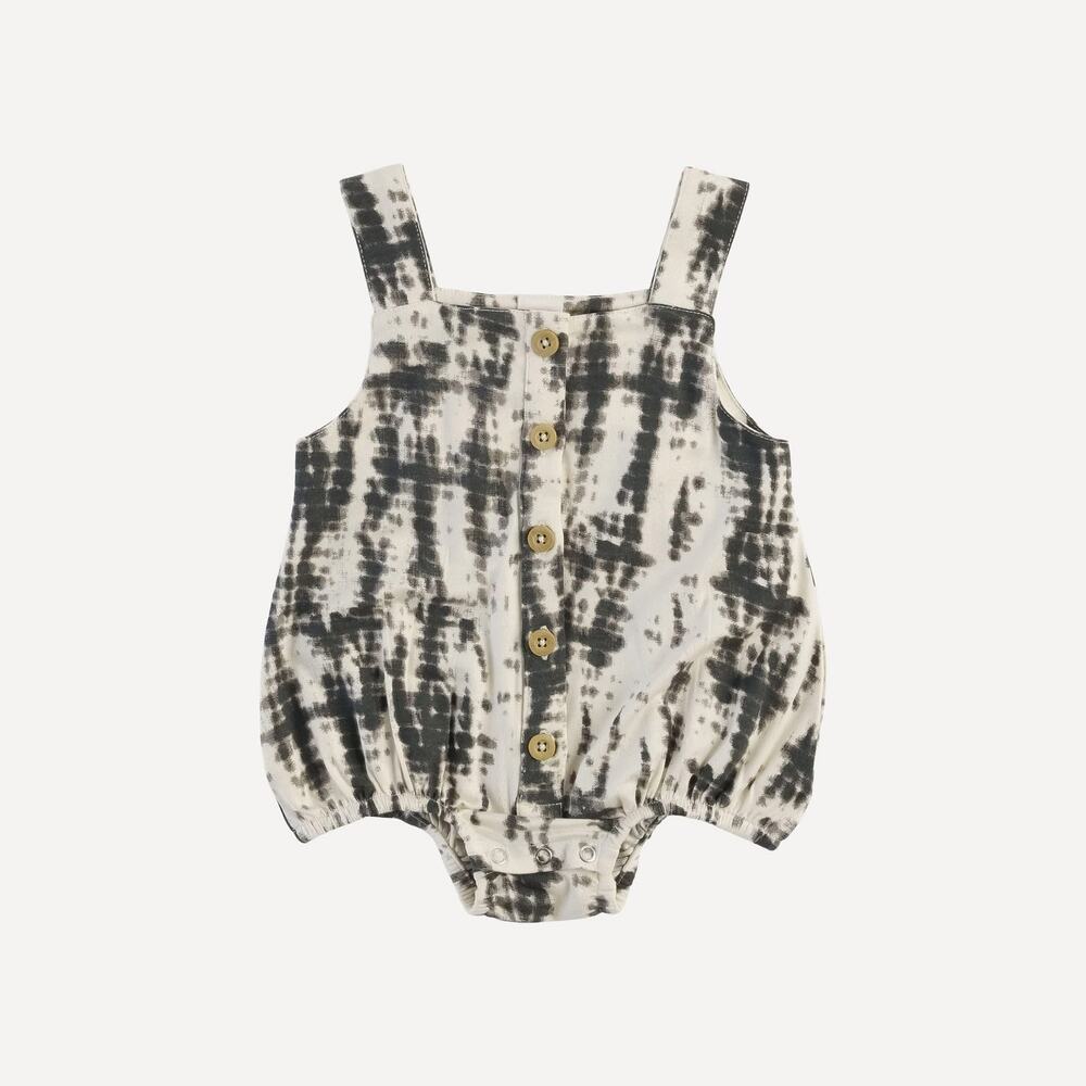 Kate Quinn The Woods Sleeveless Button Sun Bubble Grey Shibori Size 18-24 Months